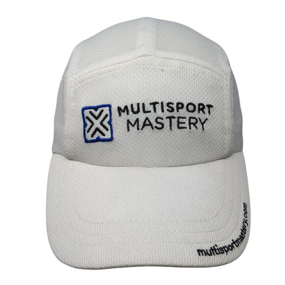 Multisport Mastery Slideback 5 Panel Cap White One Size Adjustable Headsweats - Picture 1 of 9